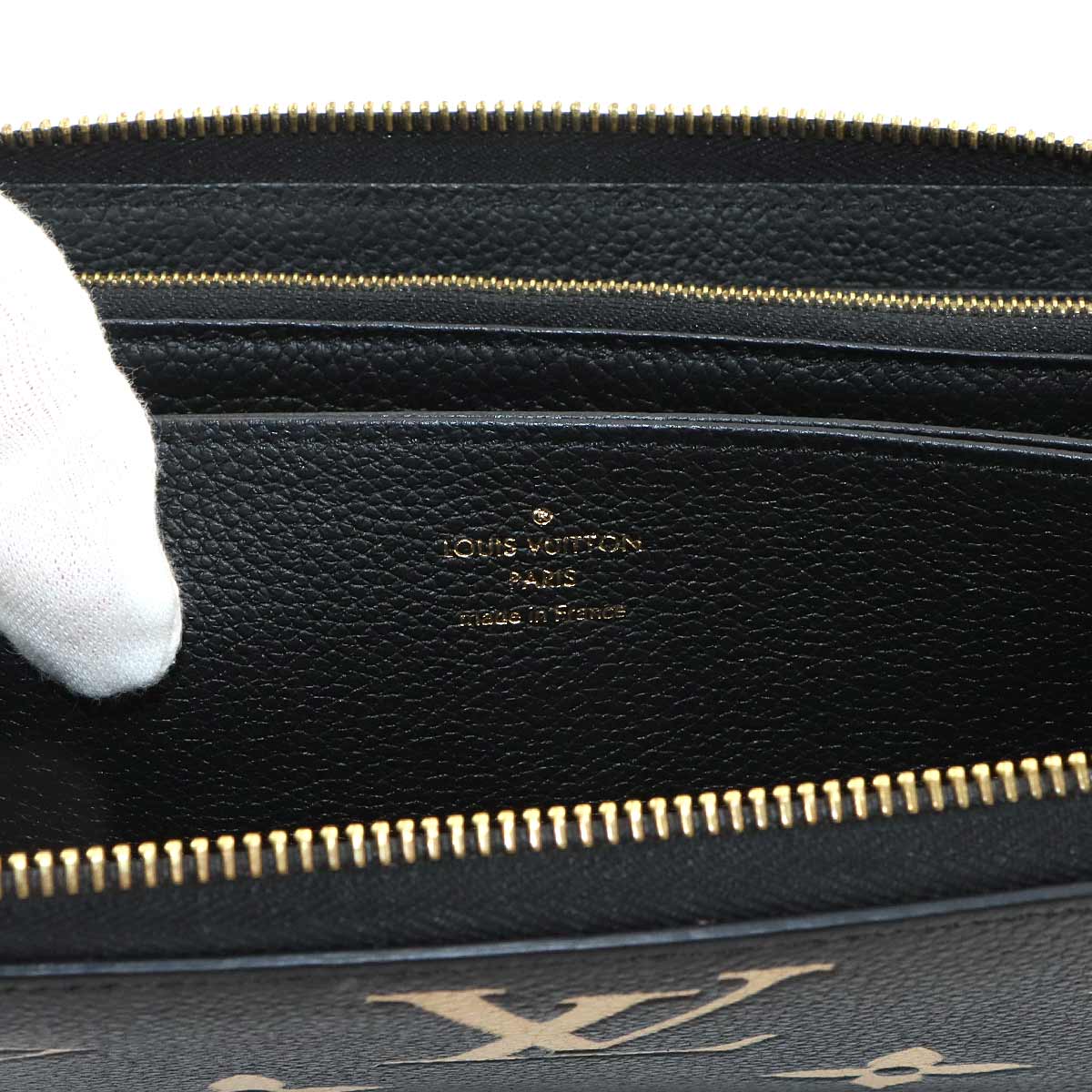Bicolor Monogram Empreinte Zippy Wallet Leather M80481