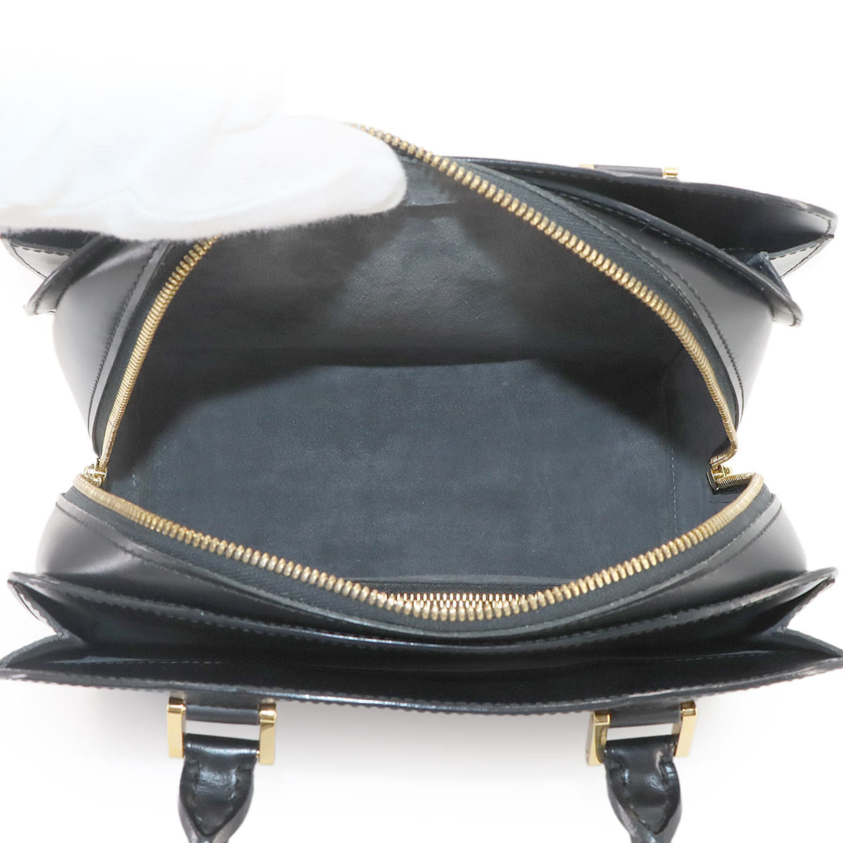 Epi Pont Neuf Hand Bag Leather Noir M52052 Purse