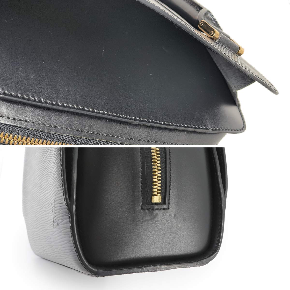 Epi Pont Neuf Hand Bag Leather Noir M52052 Purse