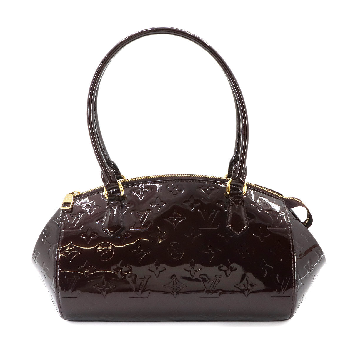 Monogram Vernis Sherwood PM Shoulder Bag Amarante M91493