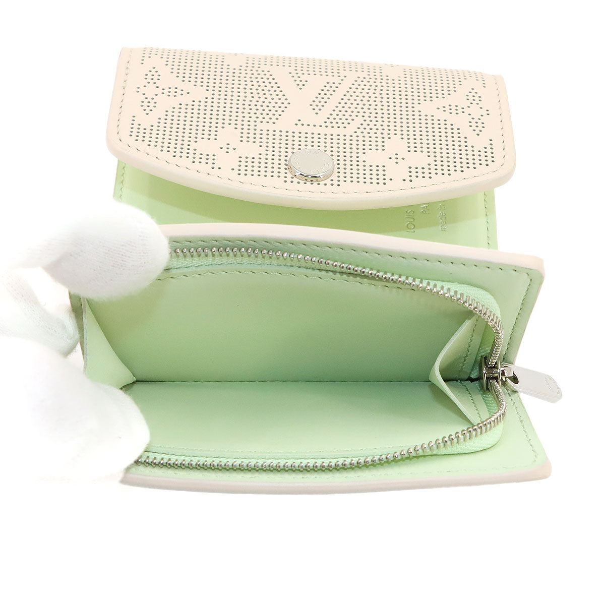 Mahina Iris XS Compact Wallet Leather Quartz M83023