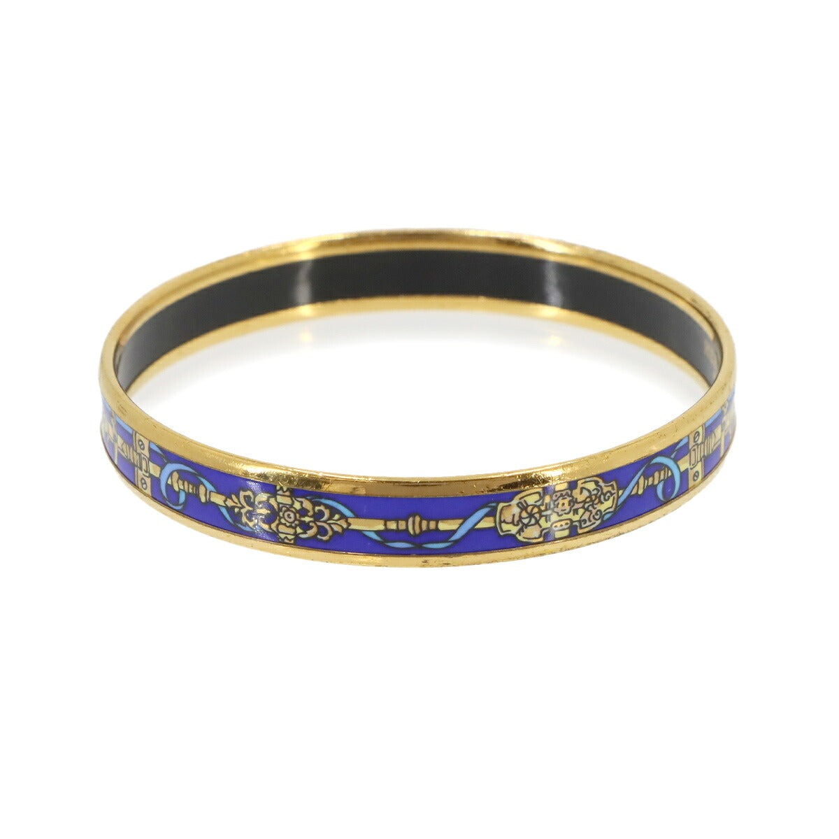 Email PM Bangle Bracelet Blue Gold Accessory