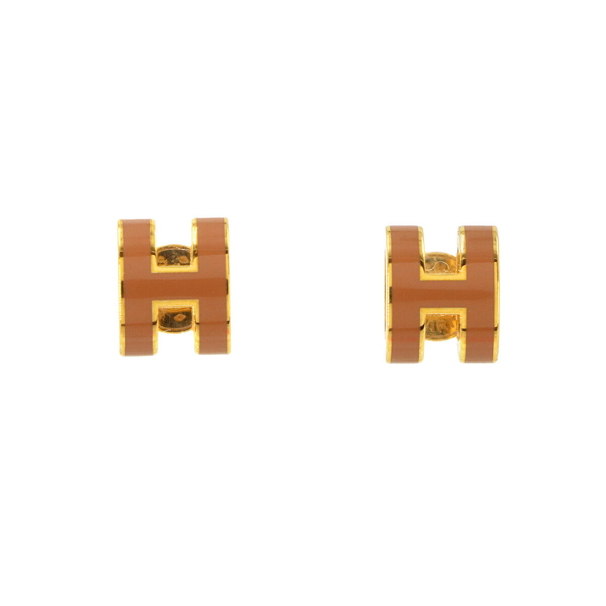 Mini Pop H Earrings New Gold Gold Pierced Accessory