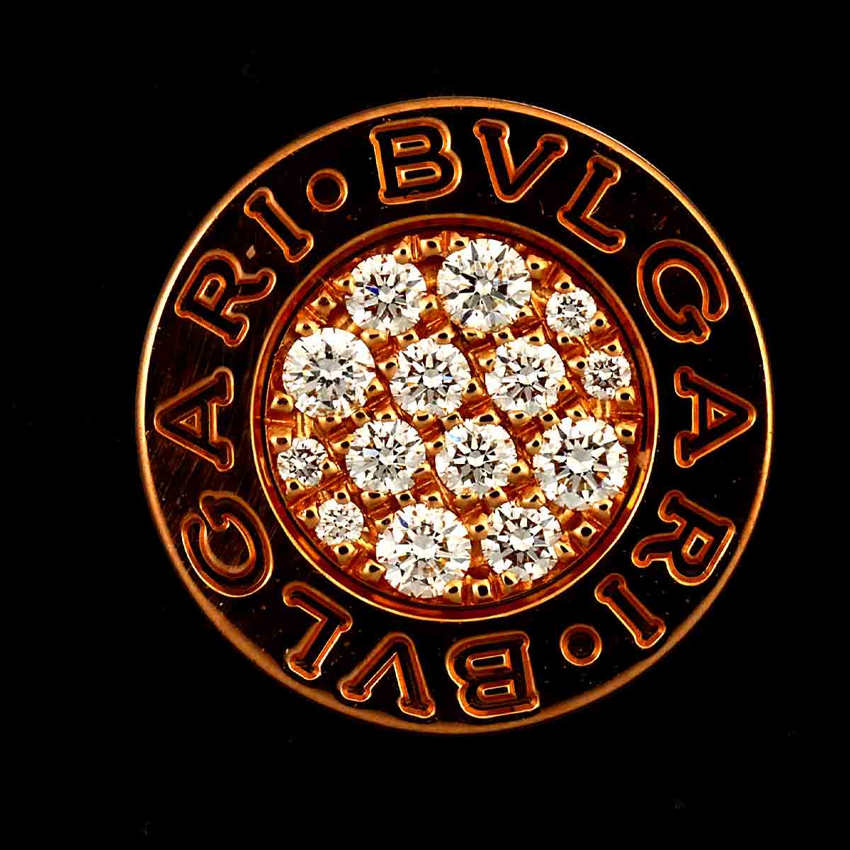 BVLGARIBVLGARI Diamond Earring 18K PG 750 One Piece only