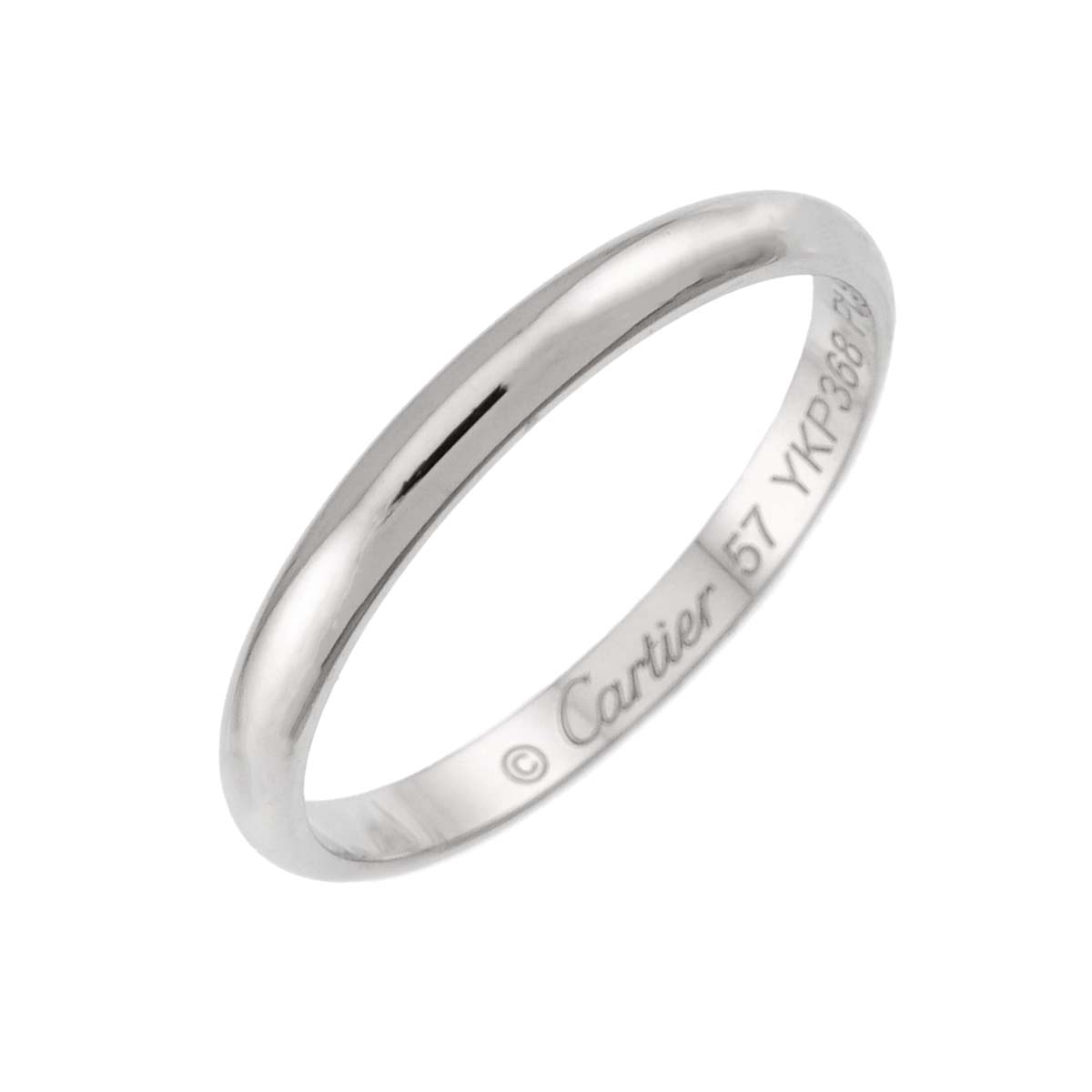 1895 Classic Band Ring Platinum Size57 7.75-8(US)
