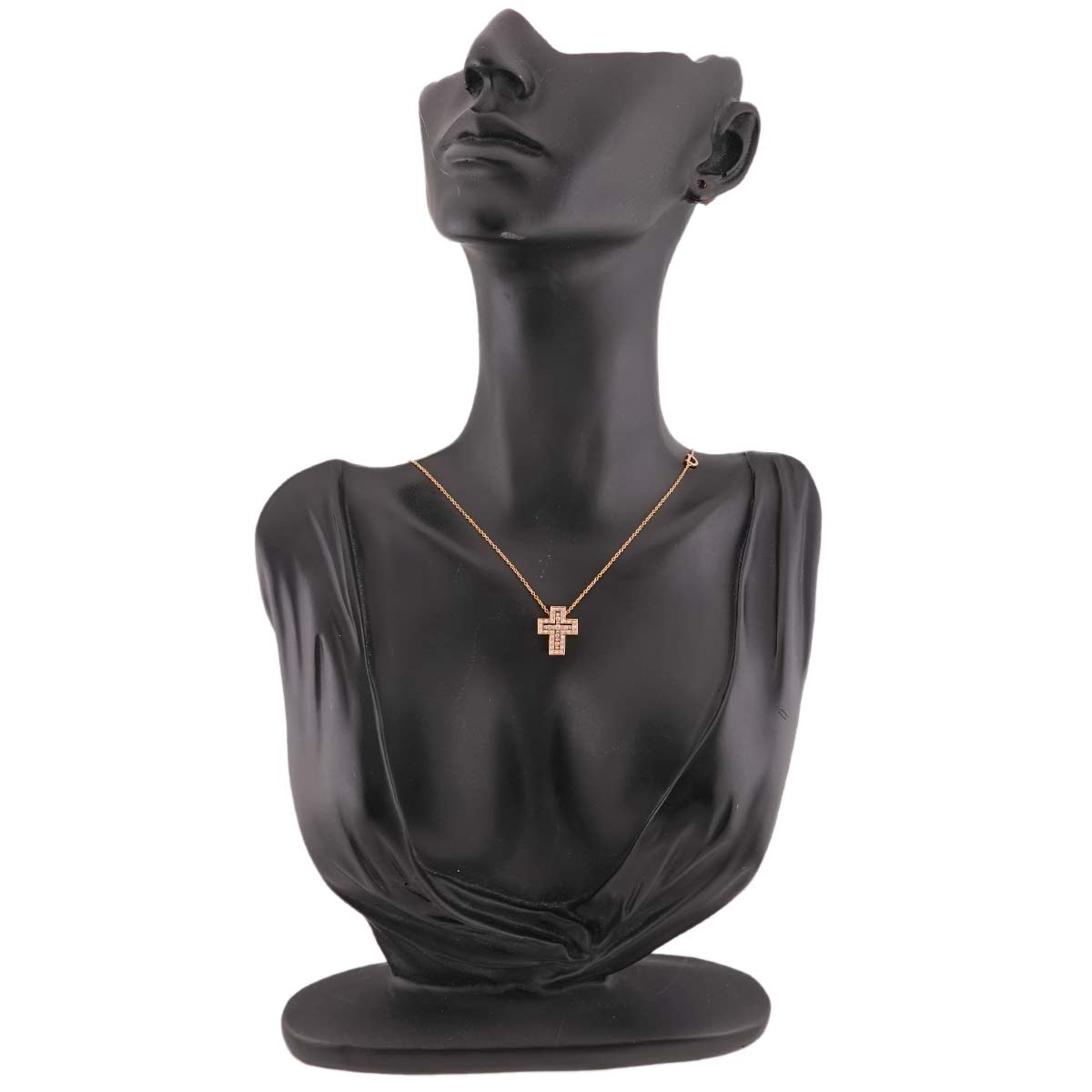 Belle Epoque XXS Cross Diamond Necklace K18 PG 750