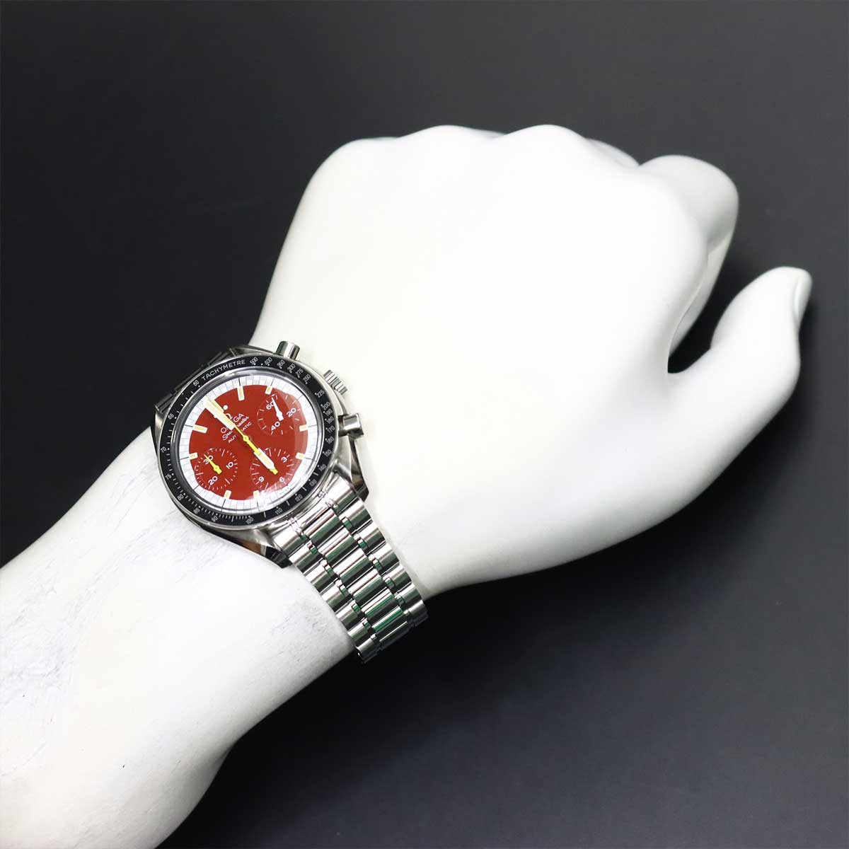 Speedmaster Schumacher 3510 61 Automatic Red White Dial Mens