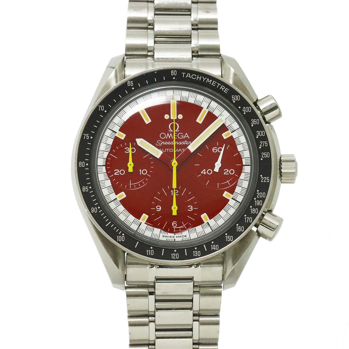 Speedmaster Schumacher 3510 61 Automatic Red White Dial Mens