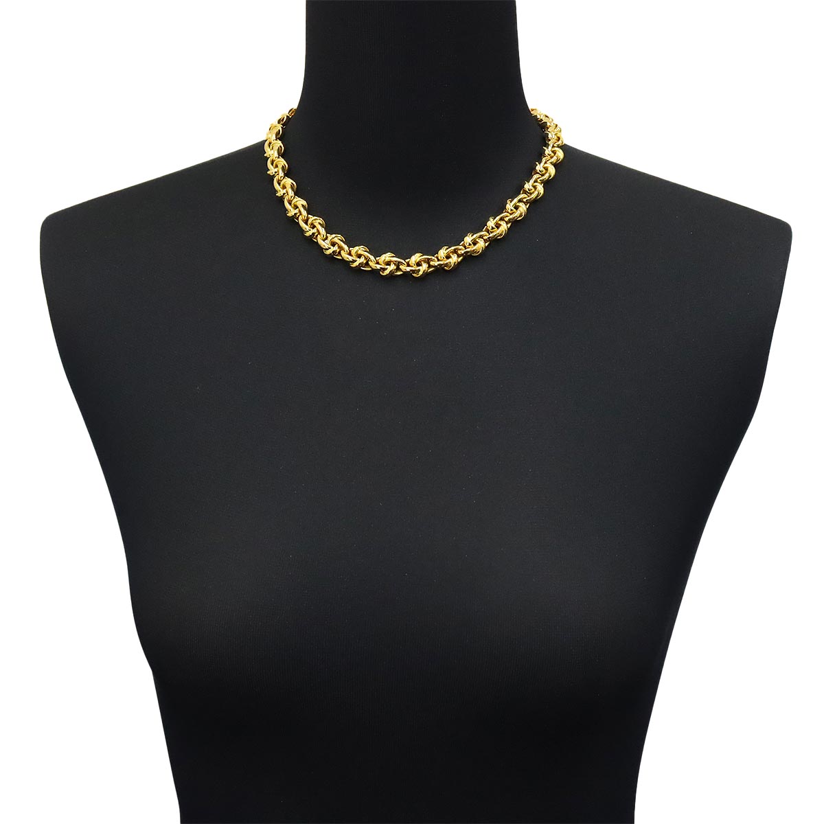 Diamond Necklace 18K YG 750