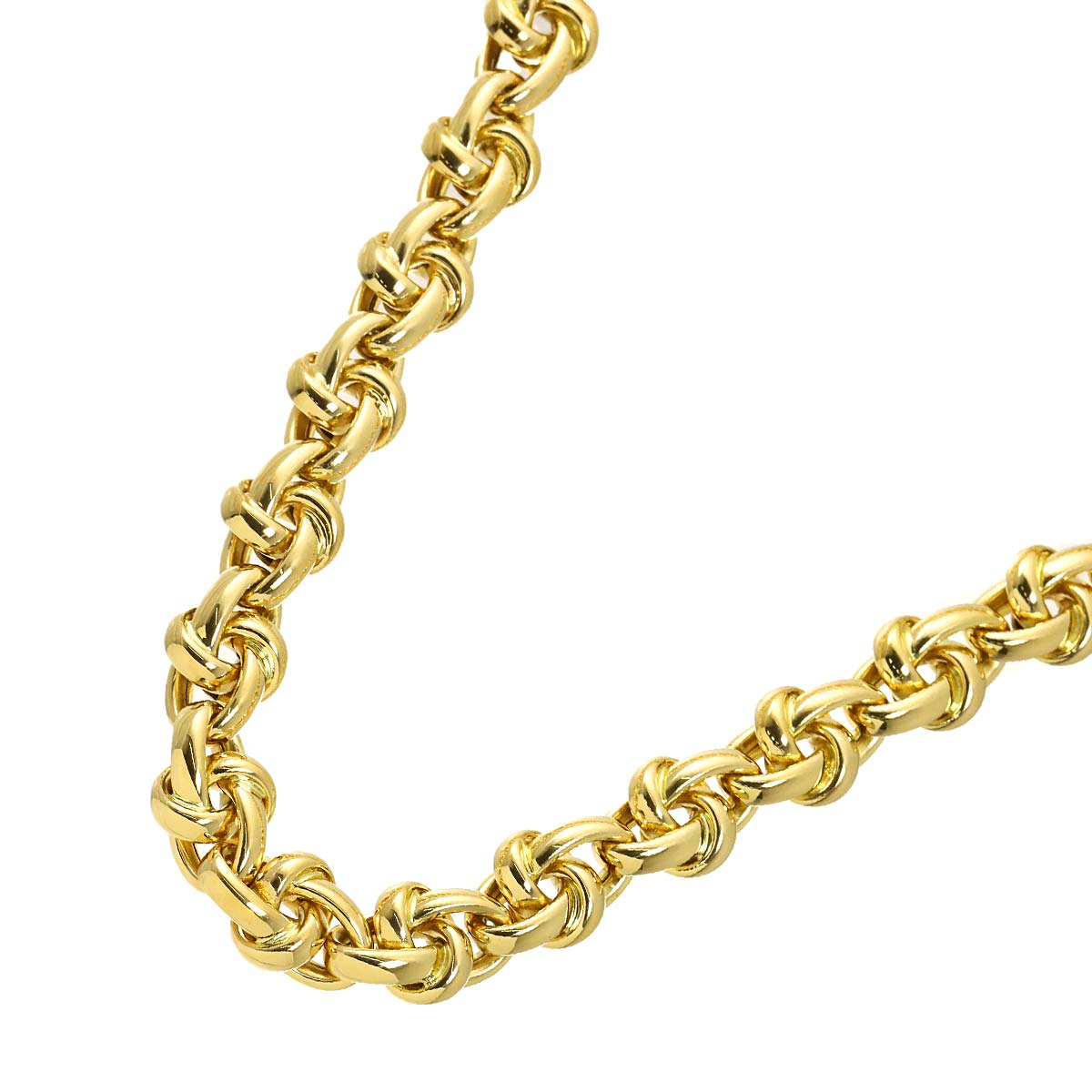 Diamond Necklace 18K YG 750