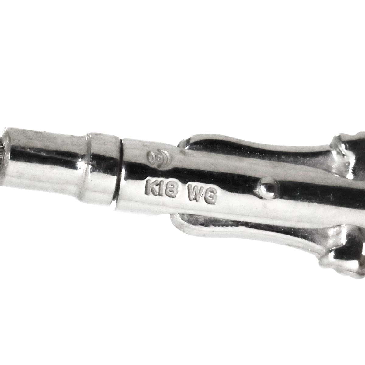 Diamond 4.51ct Necklace 18K WG White Gold 750