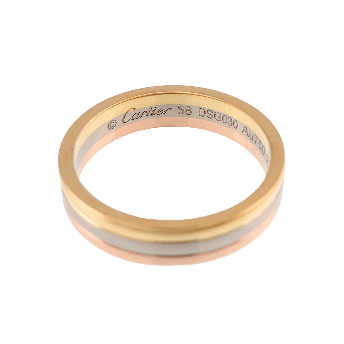 VENDOME Ring 18K YG WG PG 750 Size58 8-8.25(US)