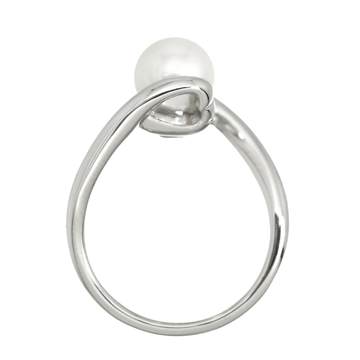 Akoya Pearl 7.1mm Ring 18K WG 750 Size4.75-5(US)