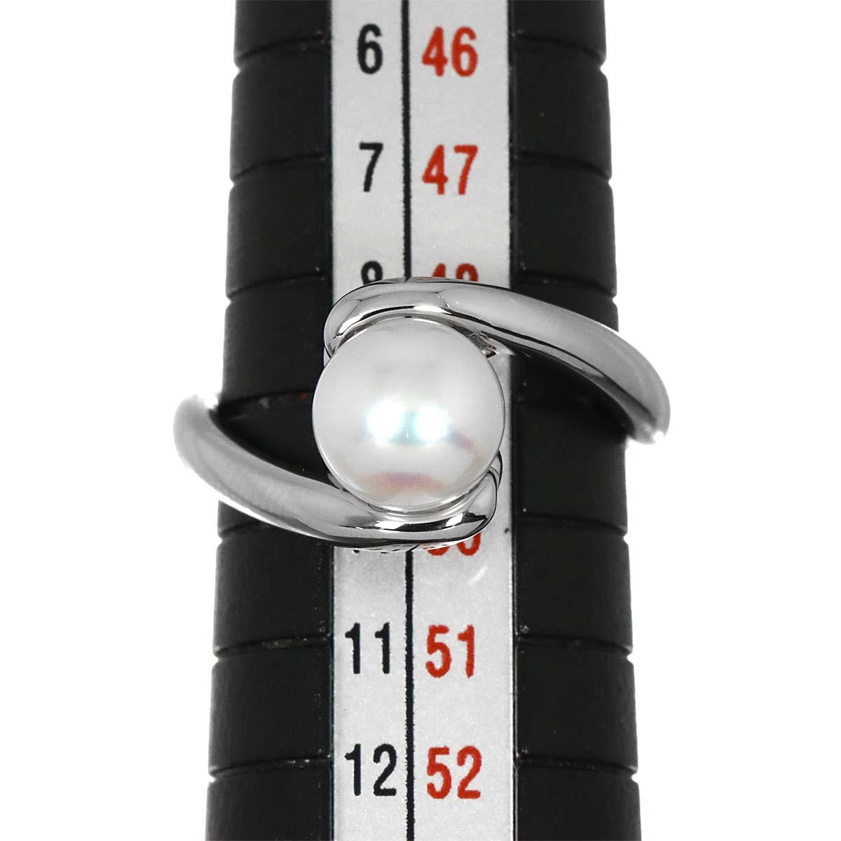 Akoya Pearl 7.1mm Ring 18K WG 750 Size4.75-5(US)