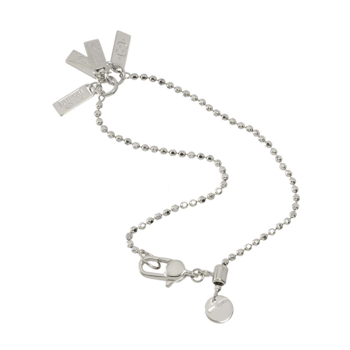 Logo tag Bracelet 18K WG White Gold 750