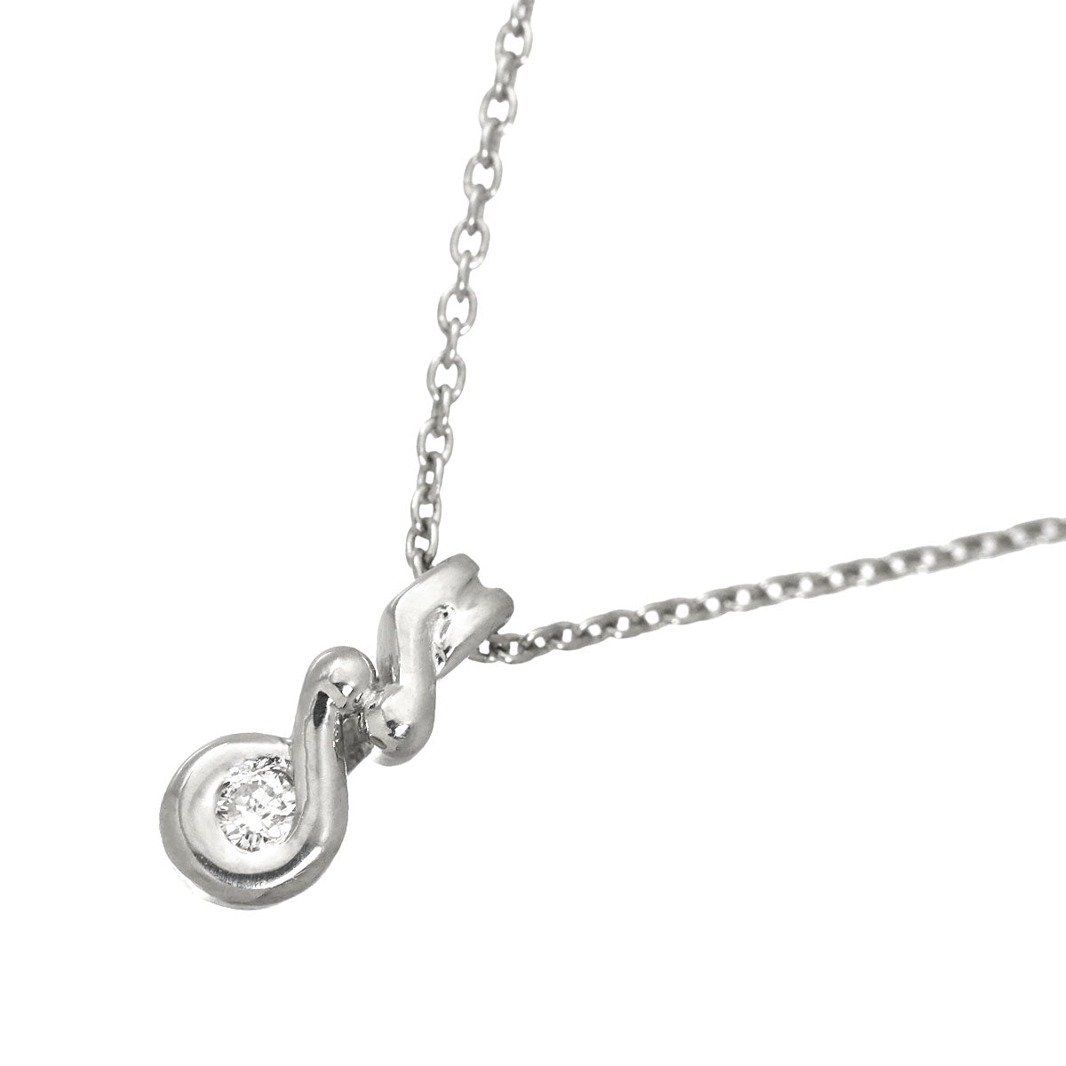 Diamond Necklace Platinum Pt