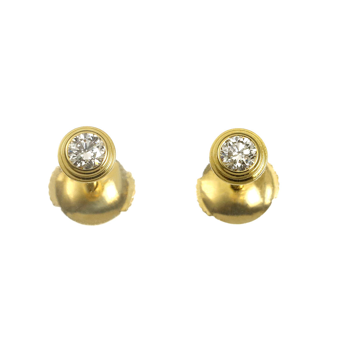 d Amour SM Diamond Earrings Pierced 18K YG 750