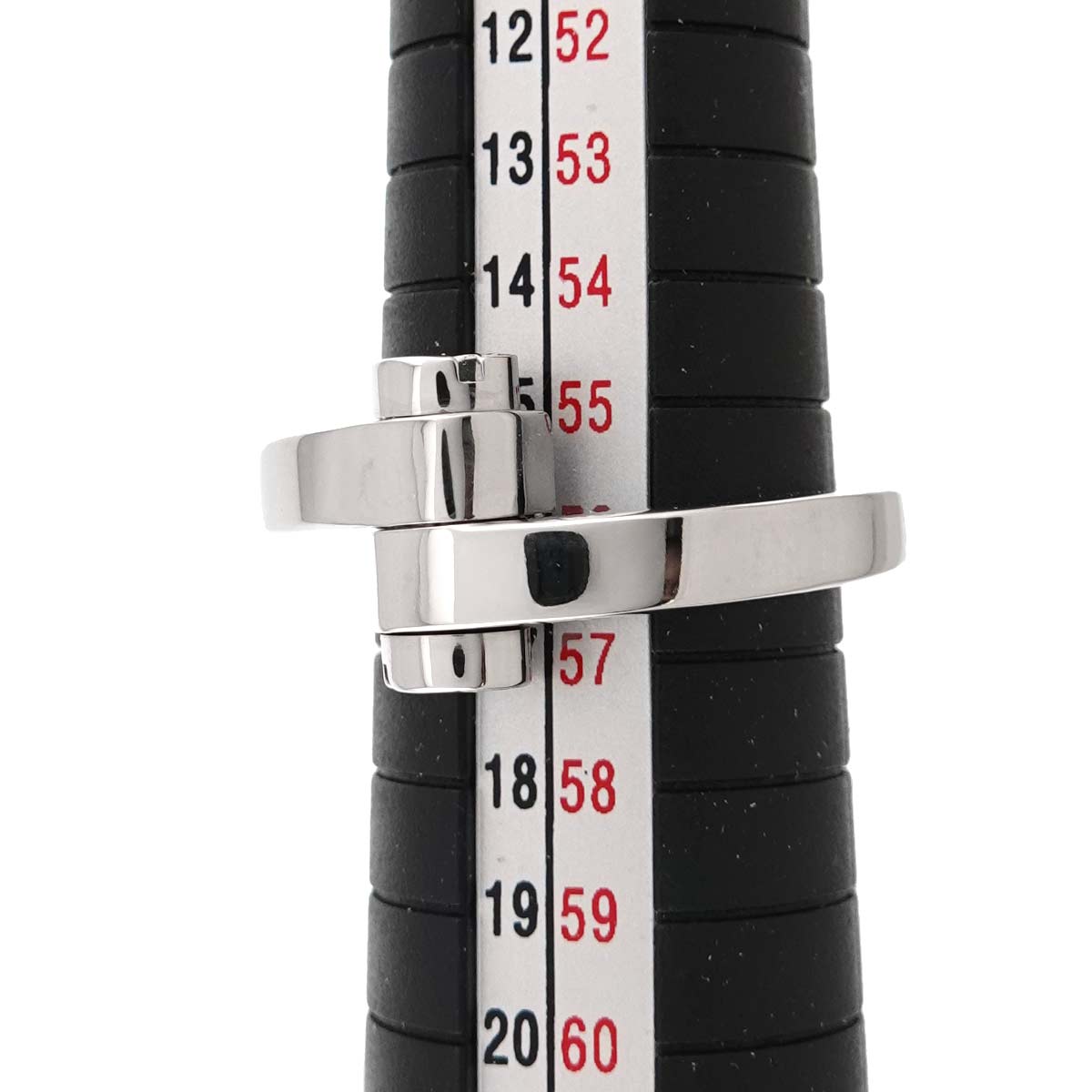Menotte Ring 18K White Gold 750 size56 7.5(US)