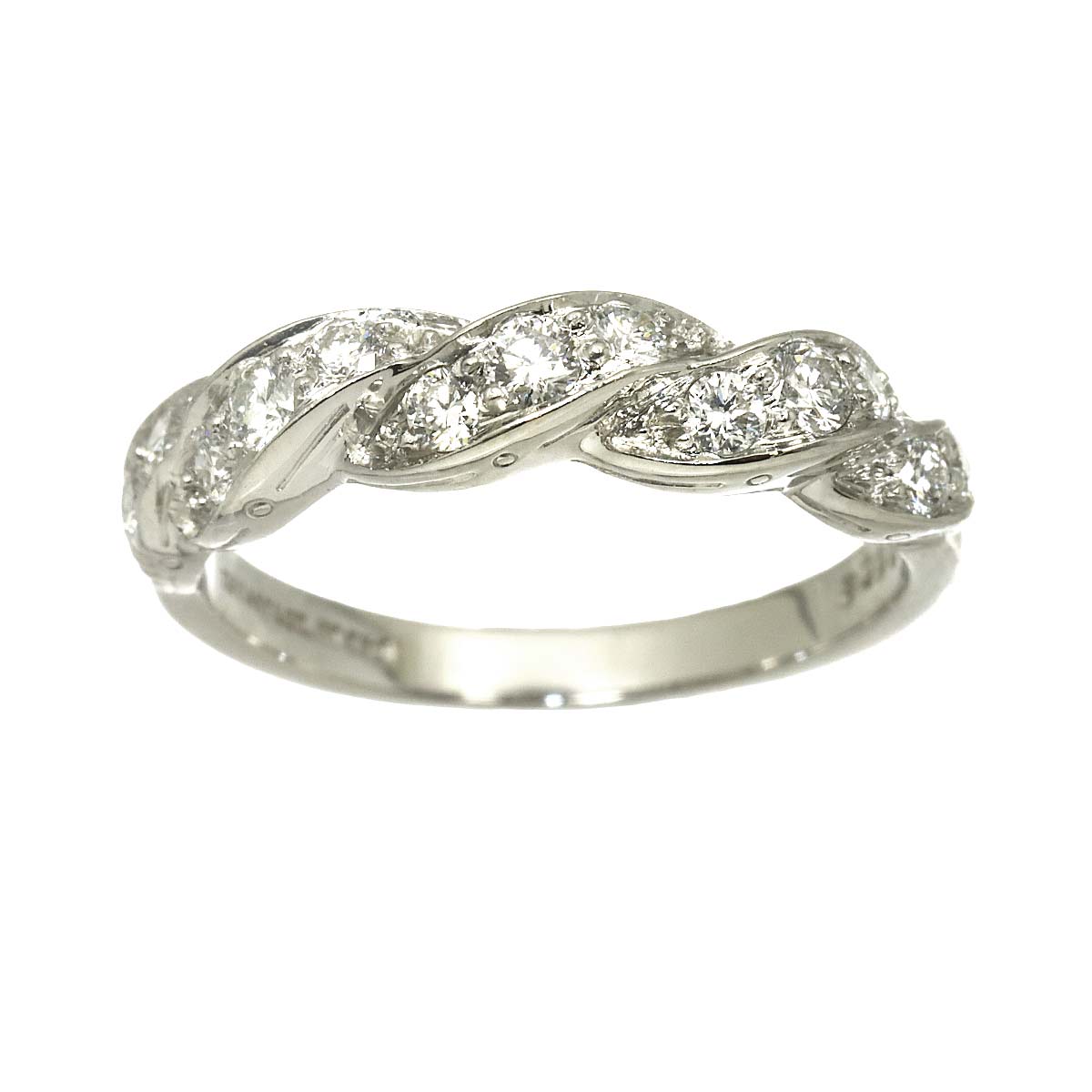 Diamond Ring Pt Platinum Size4.75-5(US)