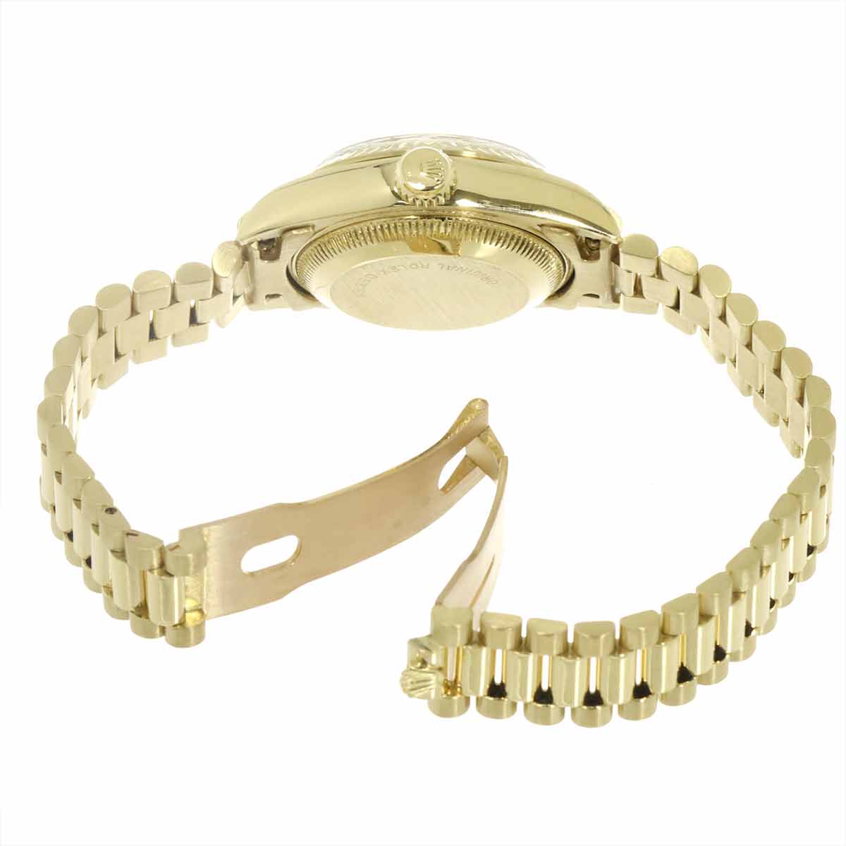 Datejust 69178G Serial 8 750 YG 10P Diamond Gold Dial Ladies