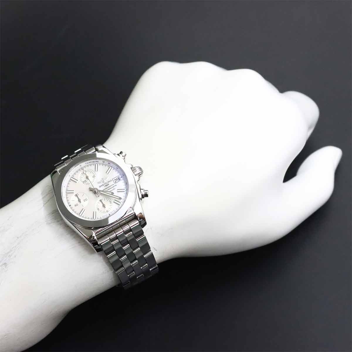 Chronomat38 W13310 Automatic White Dial Mens Watch