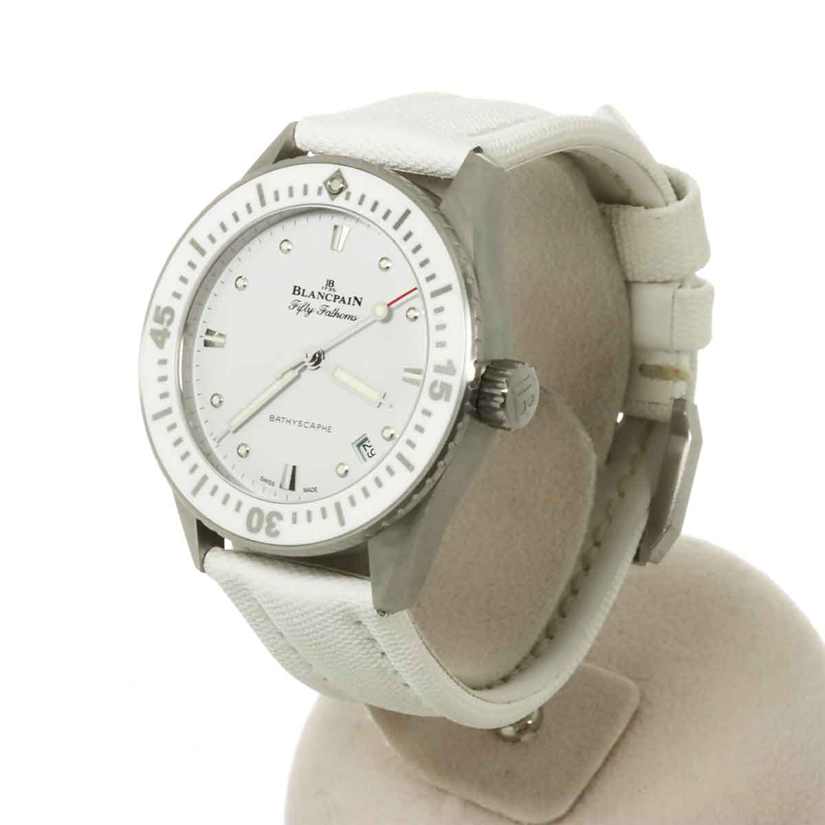 Fifty Fathoms 5100 1127 W52A Automatic White Dial Boys