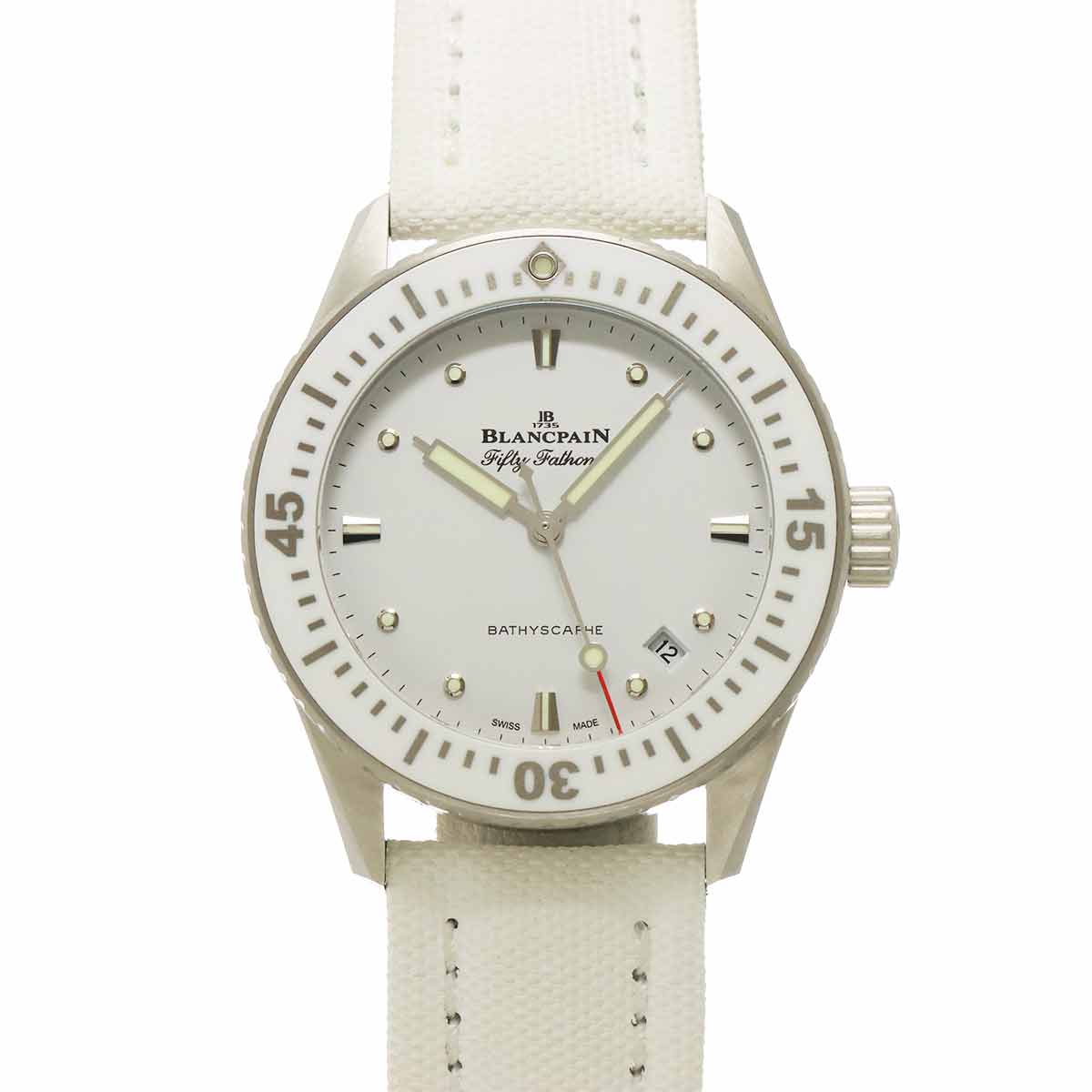 Fifty Fathoms 5100 1127 W52A Automatic White Dial Boys