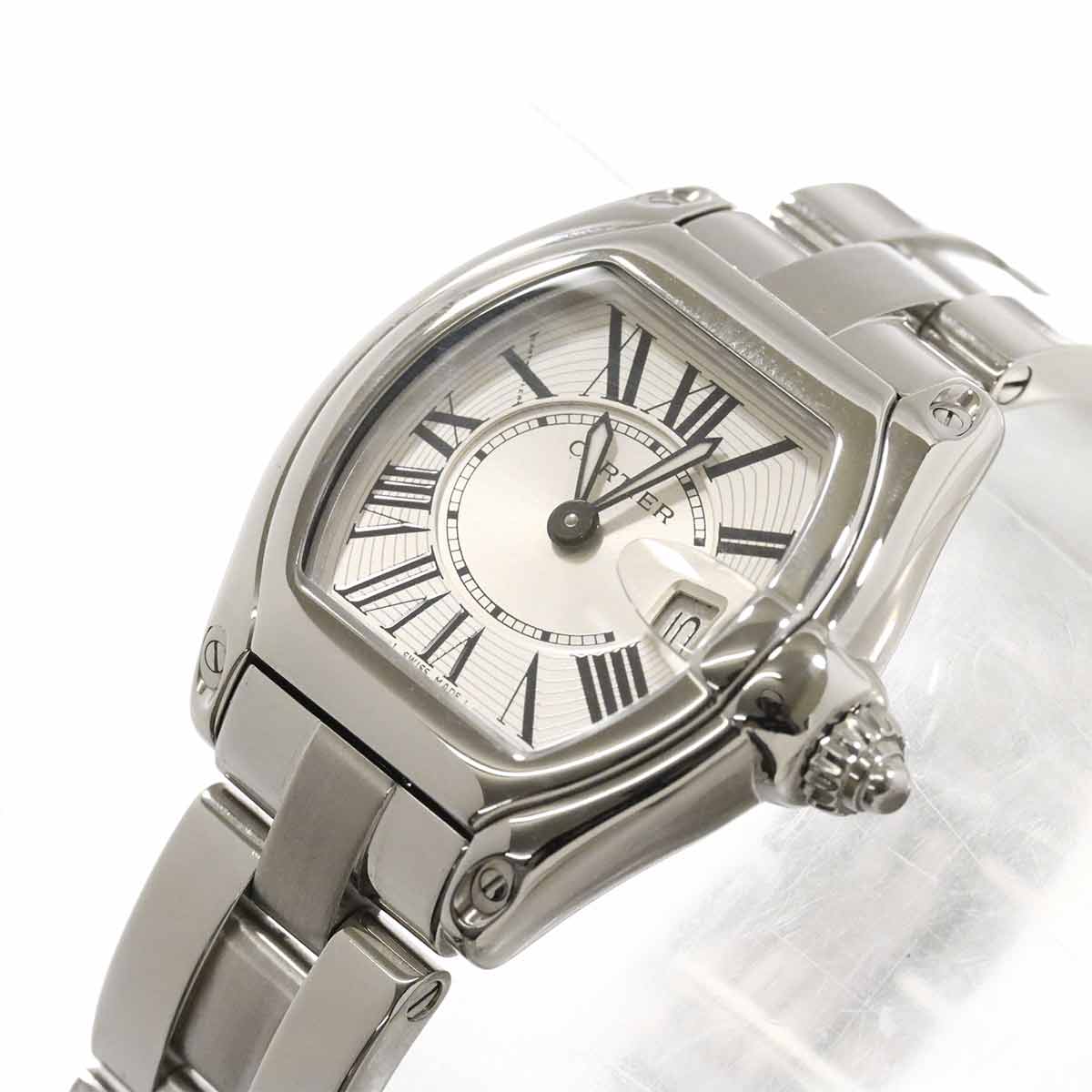 Roadster SM W62016V3 Date Quartz Silver Dial Ladies Watch