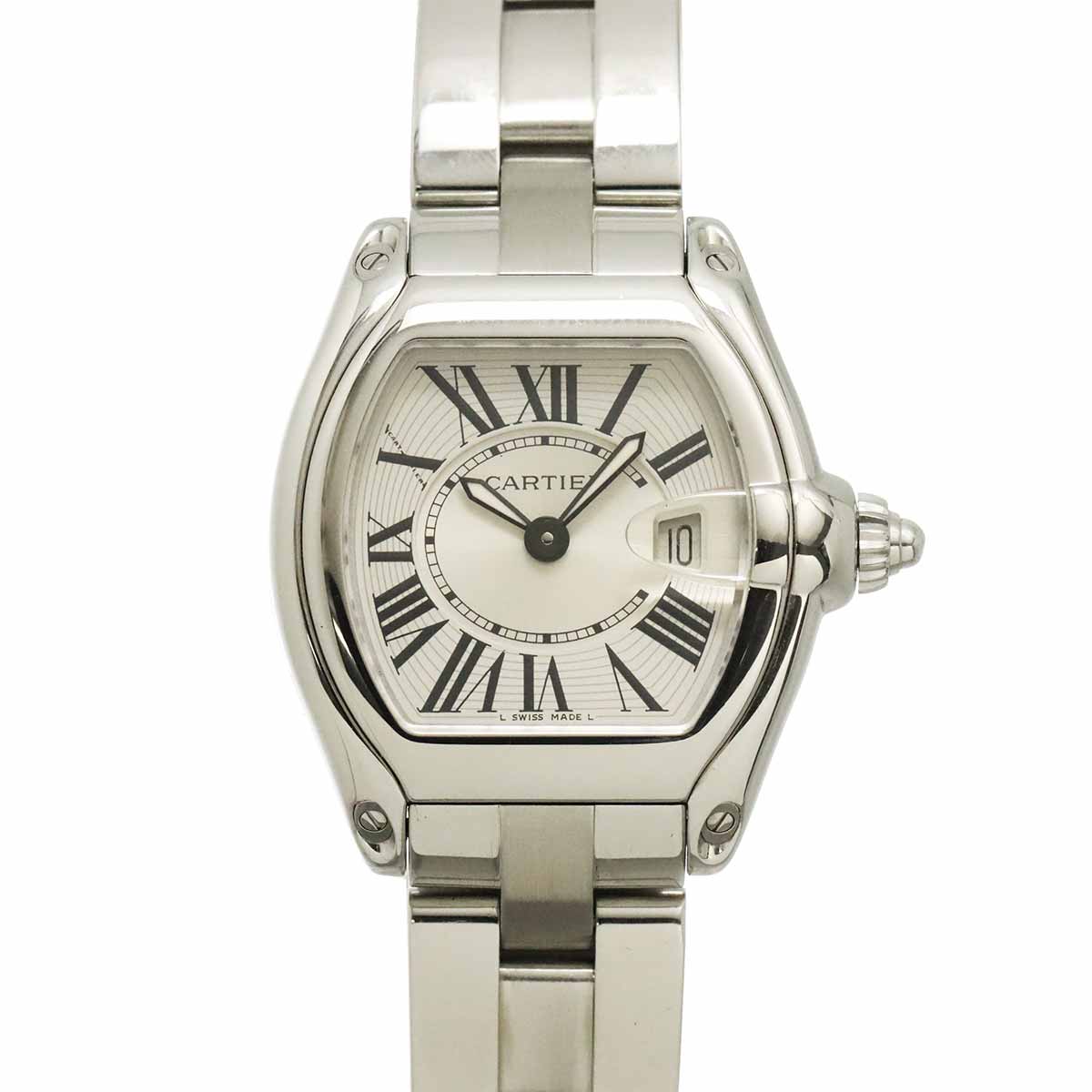Roadster SM W62016V3 Date Quartz Silver Dial Ladies Watch