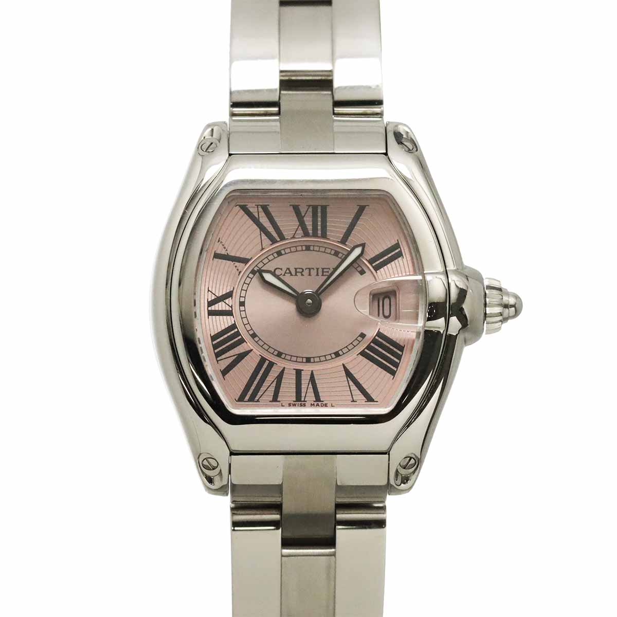Roadster W62017V3 Date Quartz Pink Dial Ladies Watch