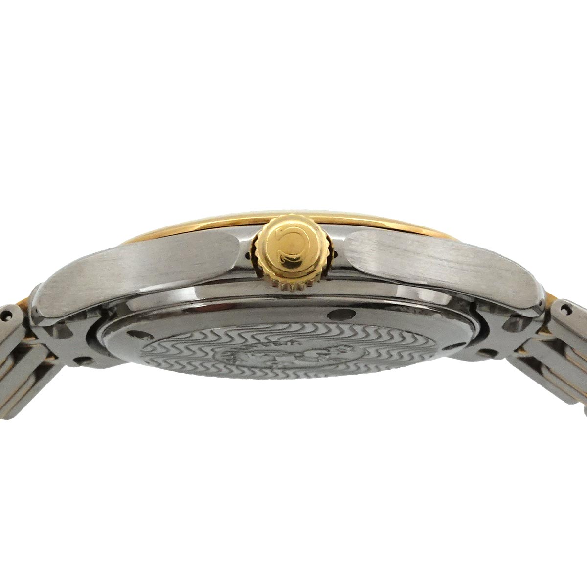 Seamaster 120 2311.10 Date YG Quartz Gold Dial Mens Watch