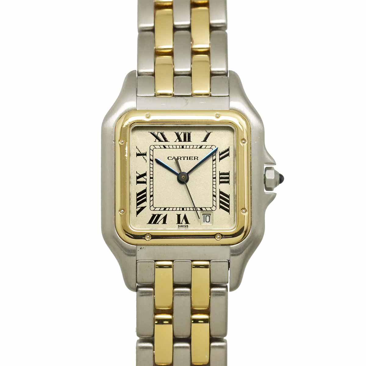 Panthere MM 2Row W25028B6 YG Quartz Date Cream Dial Boys Watch