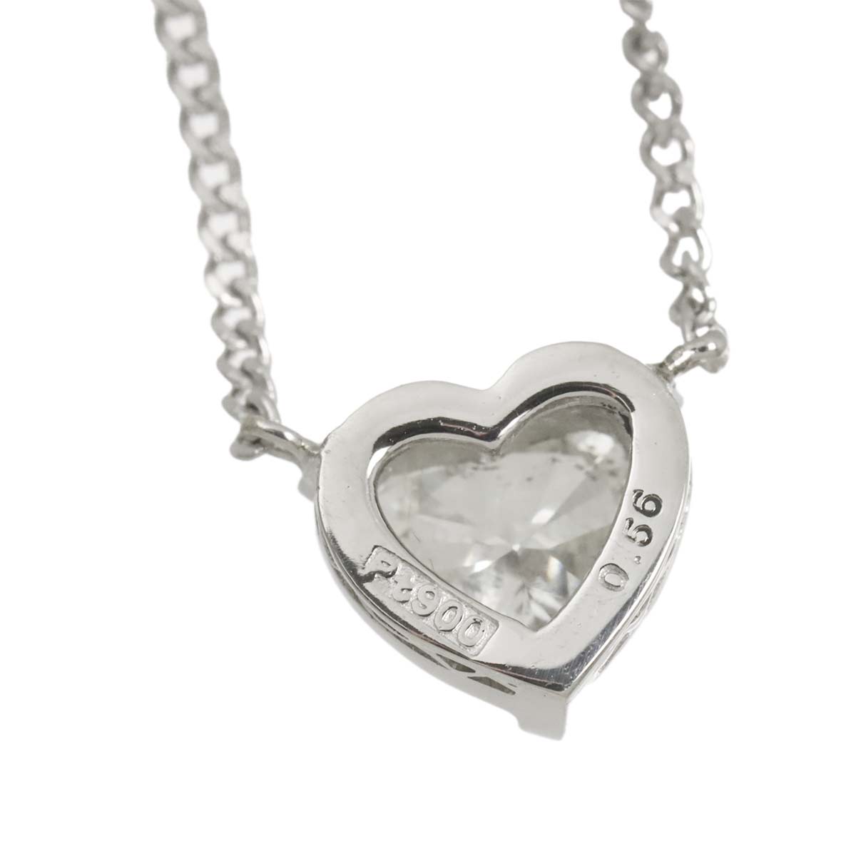 Diamond 0.56ct Necklace Pt Platinum
