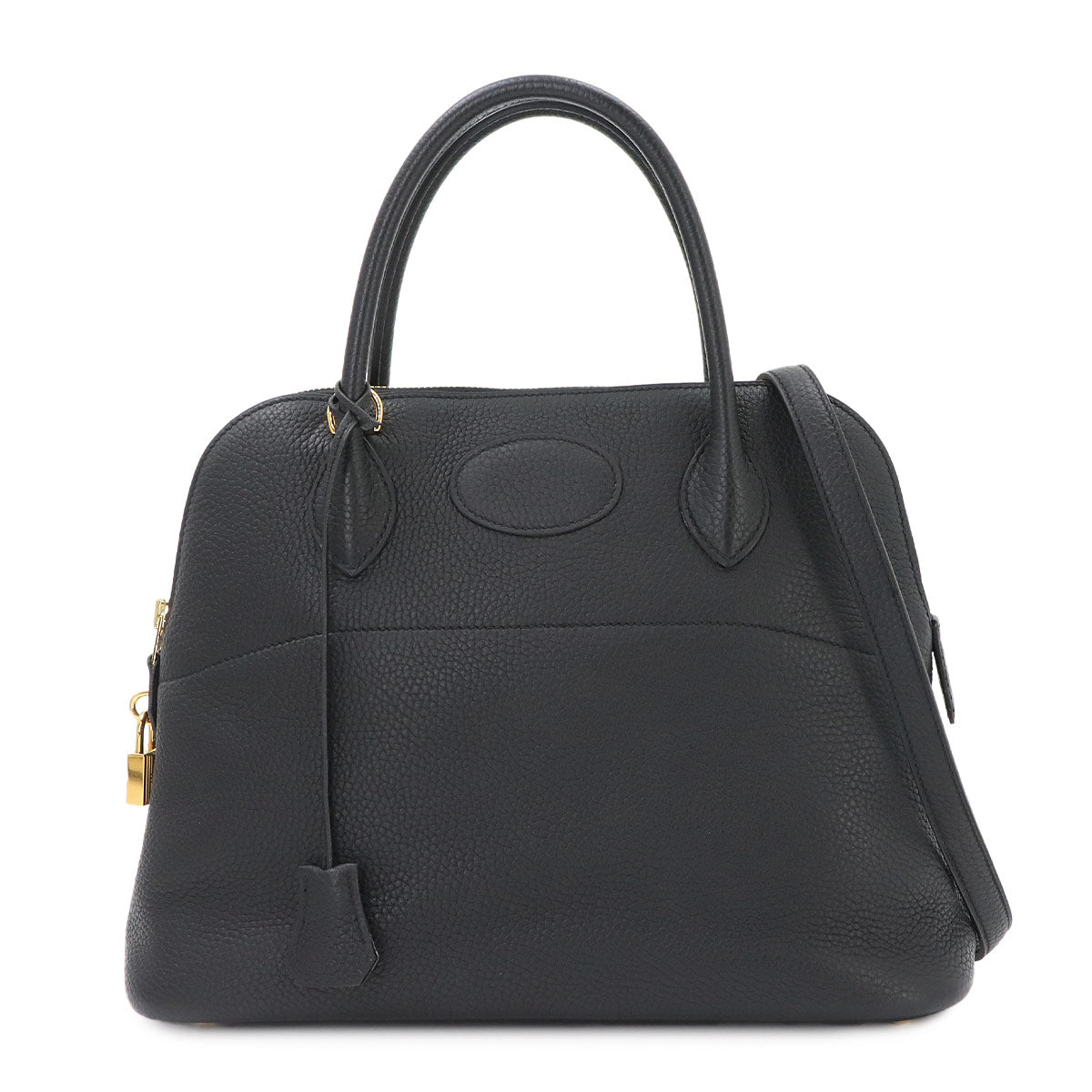 Bolide 31 Hand Shoulder Bag Taurillon Clemence Black