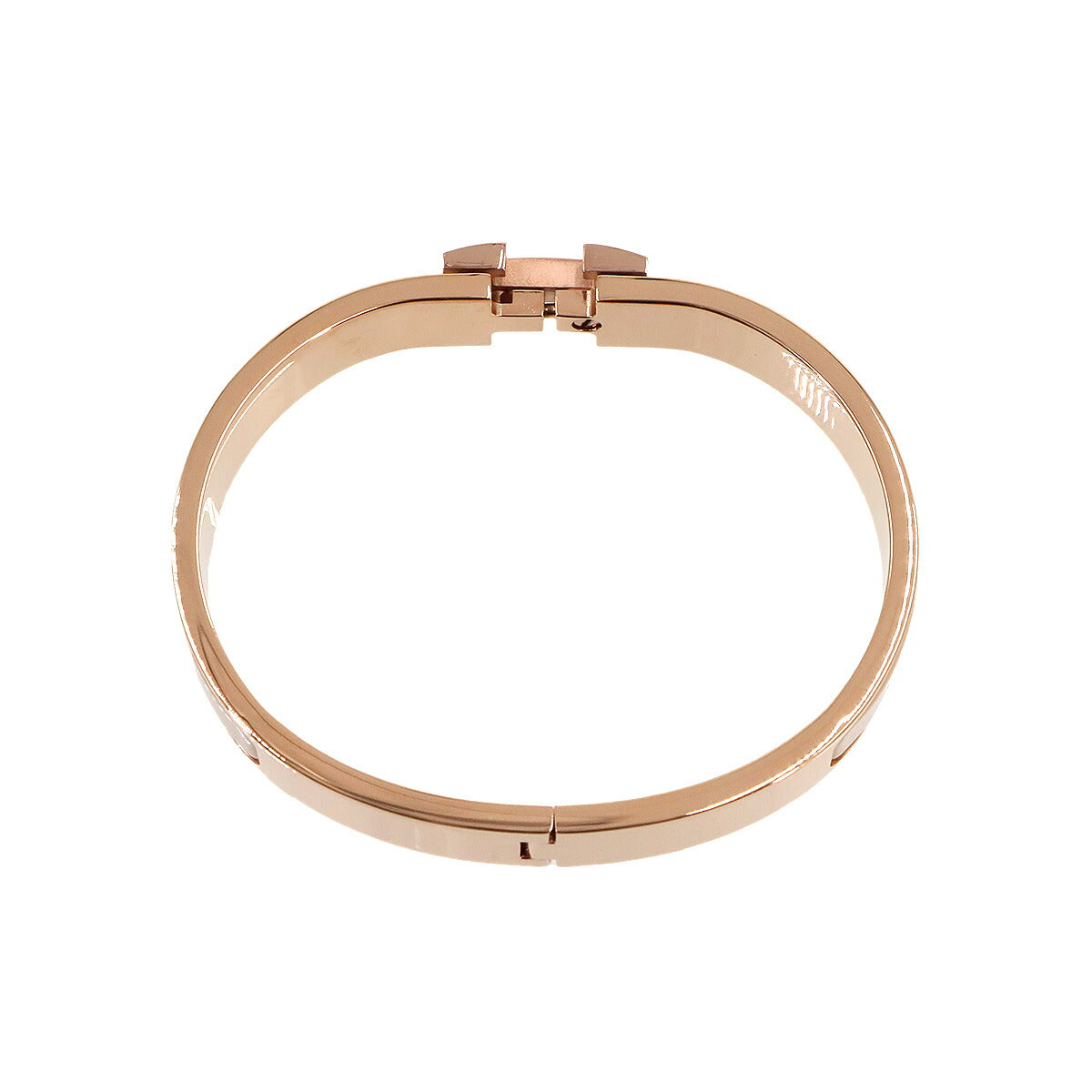 Clic H GM Bangle Bracelet Beige Rose Gold Accessory