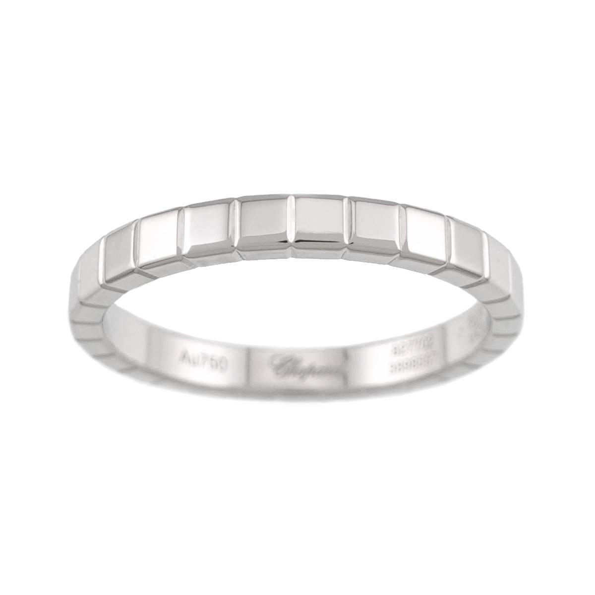 Ice Cube Ring 18K WG 750 Size6(US)