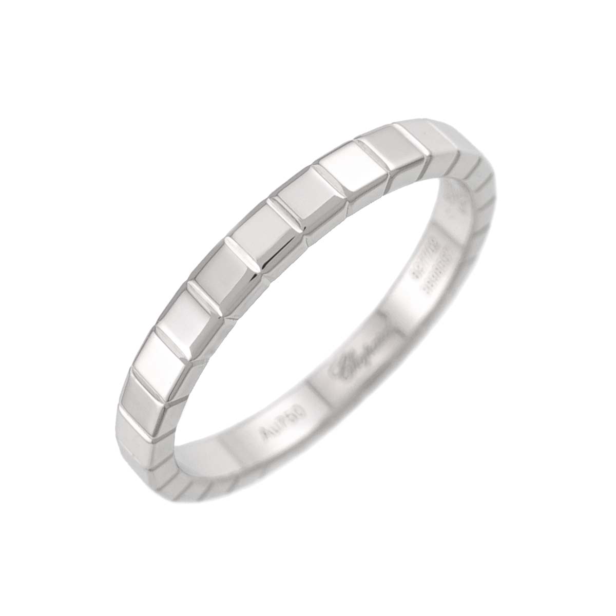 Ice Cube Ring 18K WG 750 Size6(US)