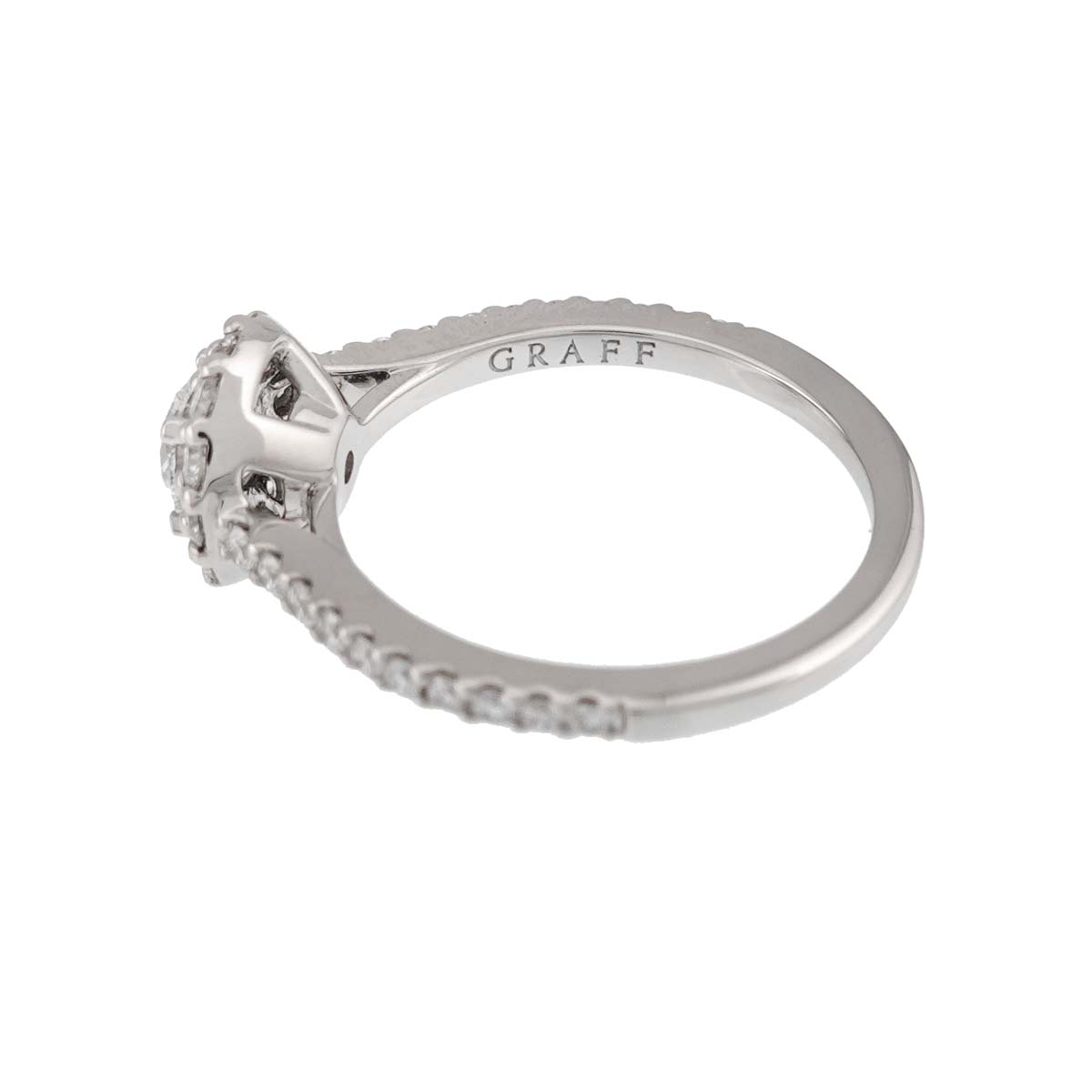 Icon Diamond 0.40ct D/VS1/3EX Ring 18K WG 750 4.75-5(US)