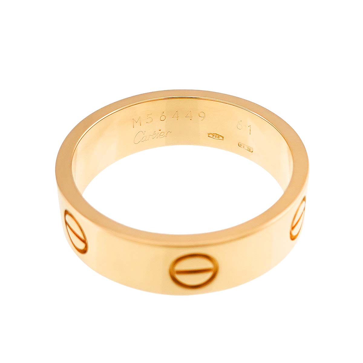 Love Ring 18K Yellow Gold 750 size61 9(US)