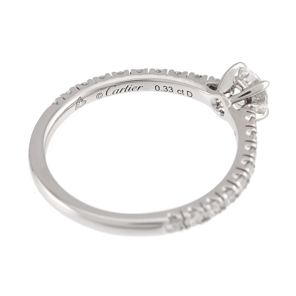 Diamond 0.33ct Ring Platinum size49 4.75-5(US)