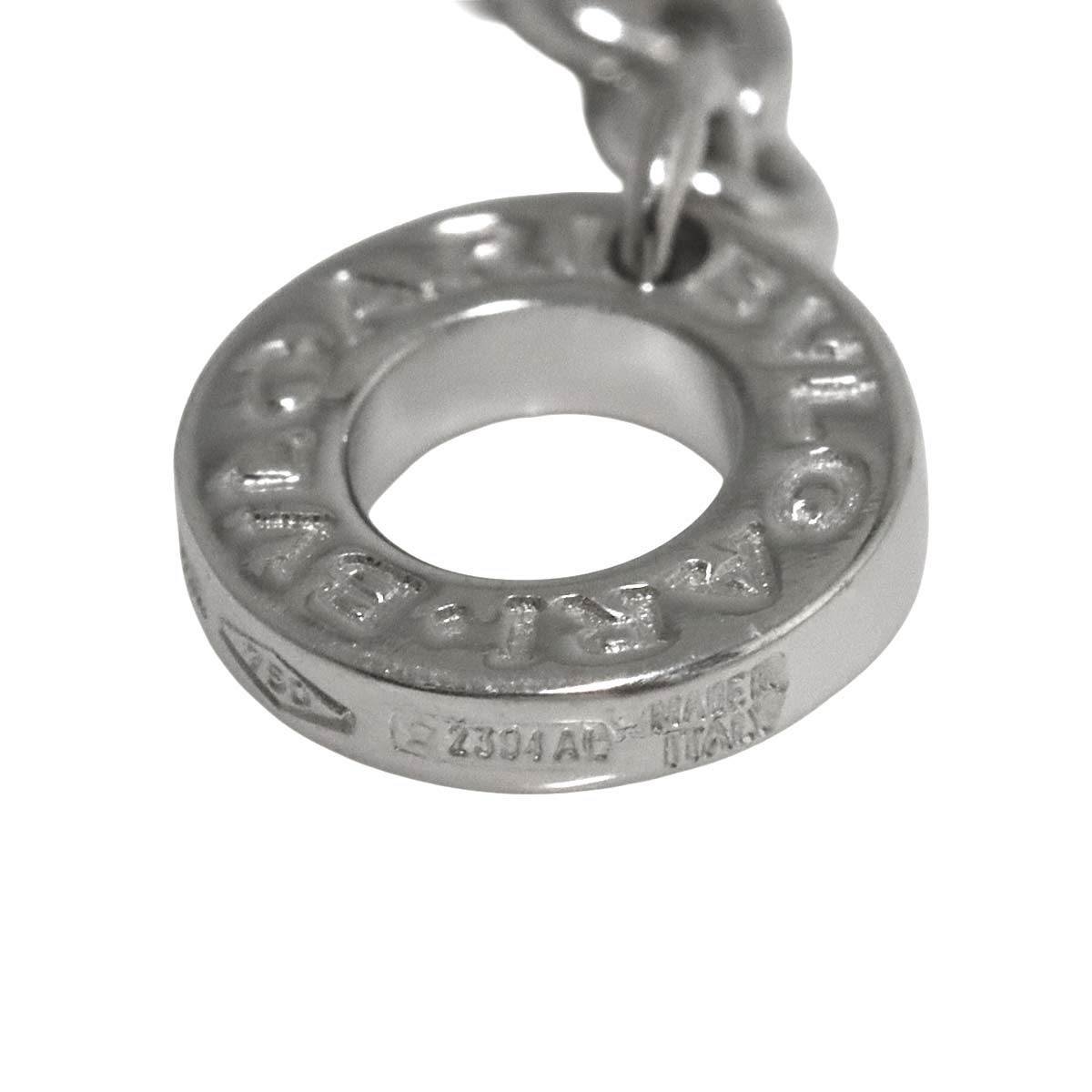 Astrale Cerchi Ceramic Necklace 18K White Gold 750