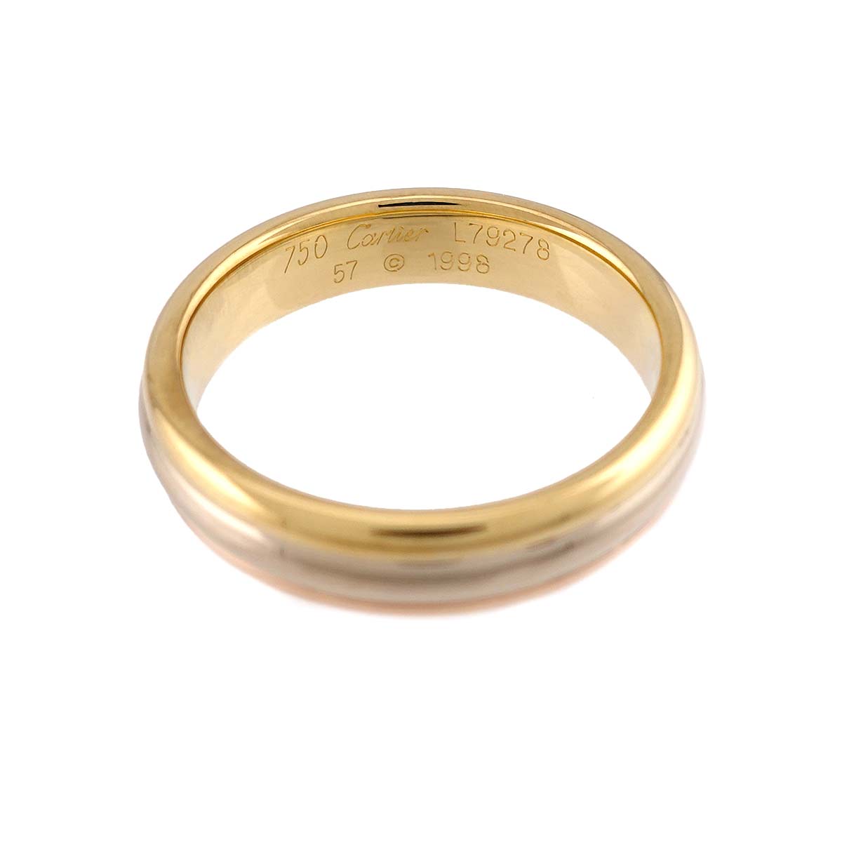 Vendome Ring 18K YG WG PG 750 size57 7.5-7.75(US)