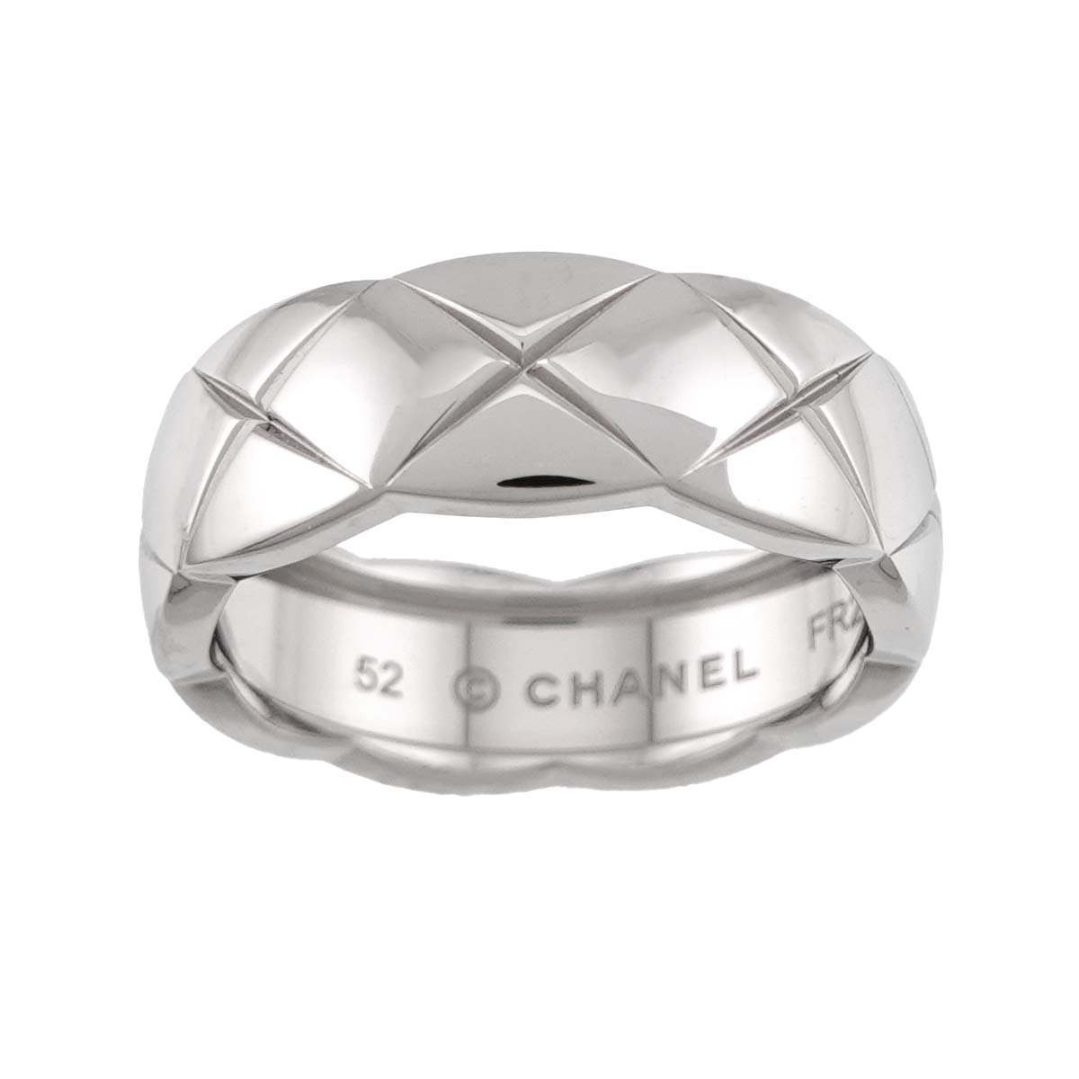 Coco Crush MM Ring 18K WG 750 size52 6(US)