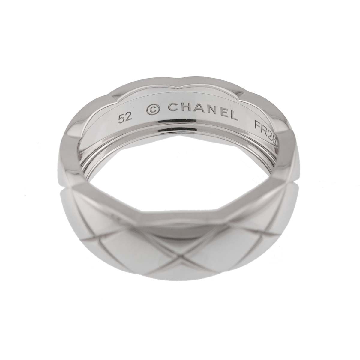 Coco Crush MM Ring 18K WG 750 size52 6(US)