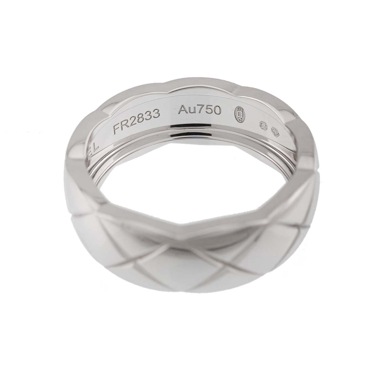 Coco Crush MM Ring 18K WG 750 size52 6(US)