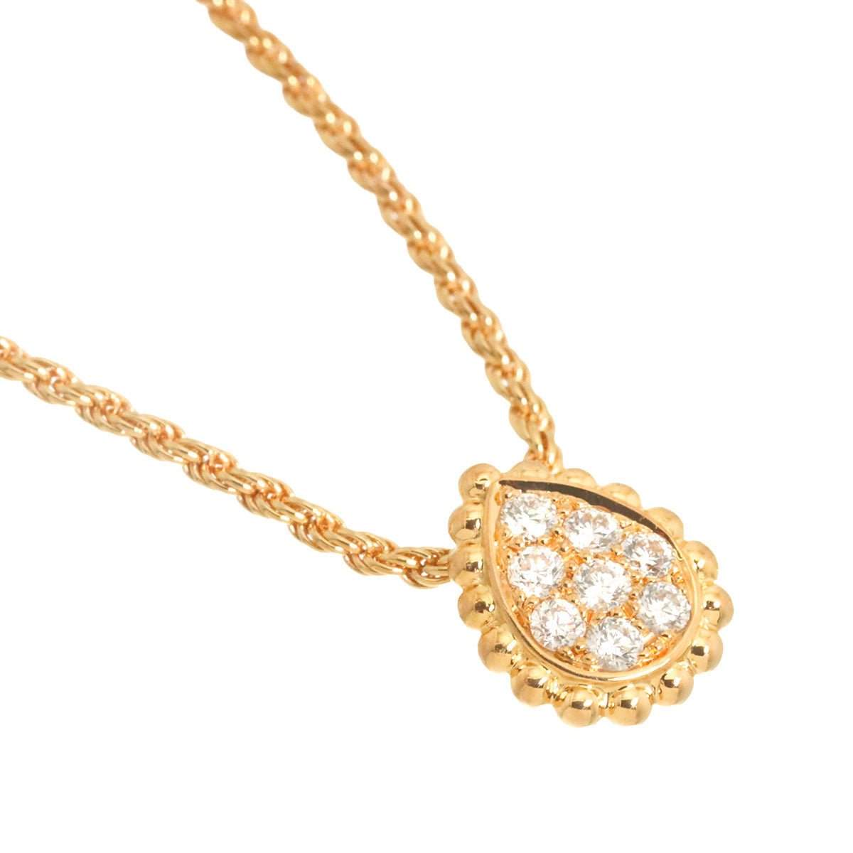 Serpent boheme Diamond Necklace 18K PG 750