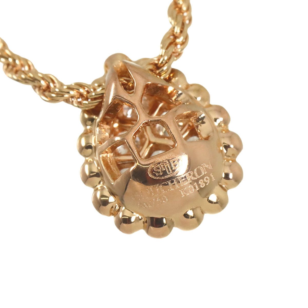 Serpent boheme Diamond Necklace 18K PG 750