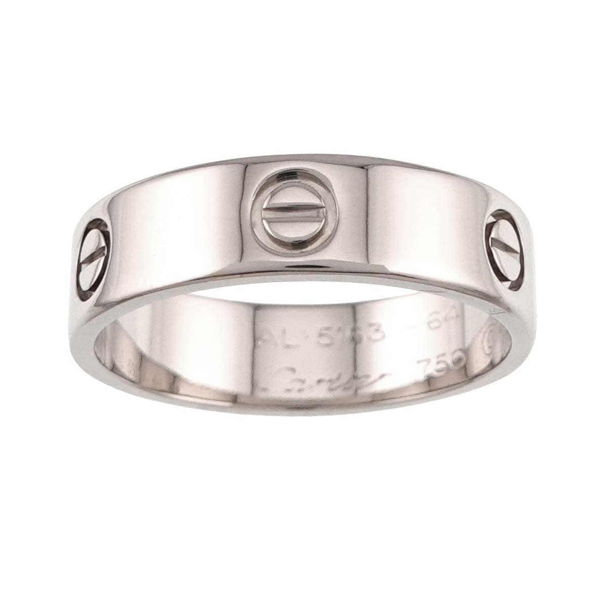 Love Ring 18K White Gold 750 size64 10.25(US)