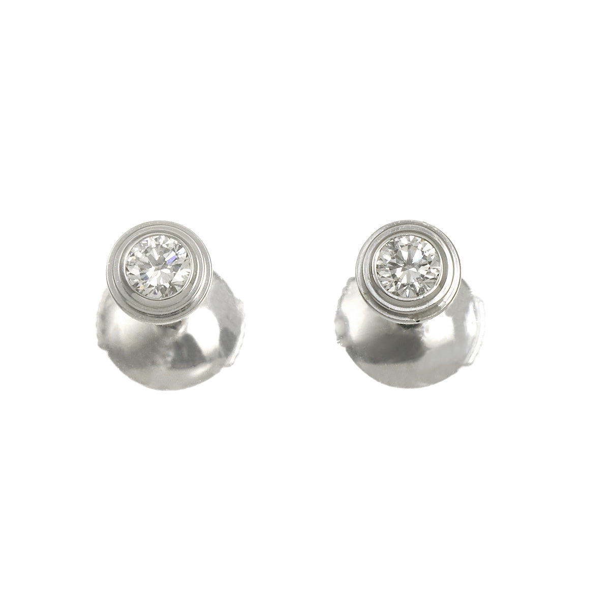 Damour SM Diamond Earrings Pierced 18K WG 750