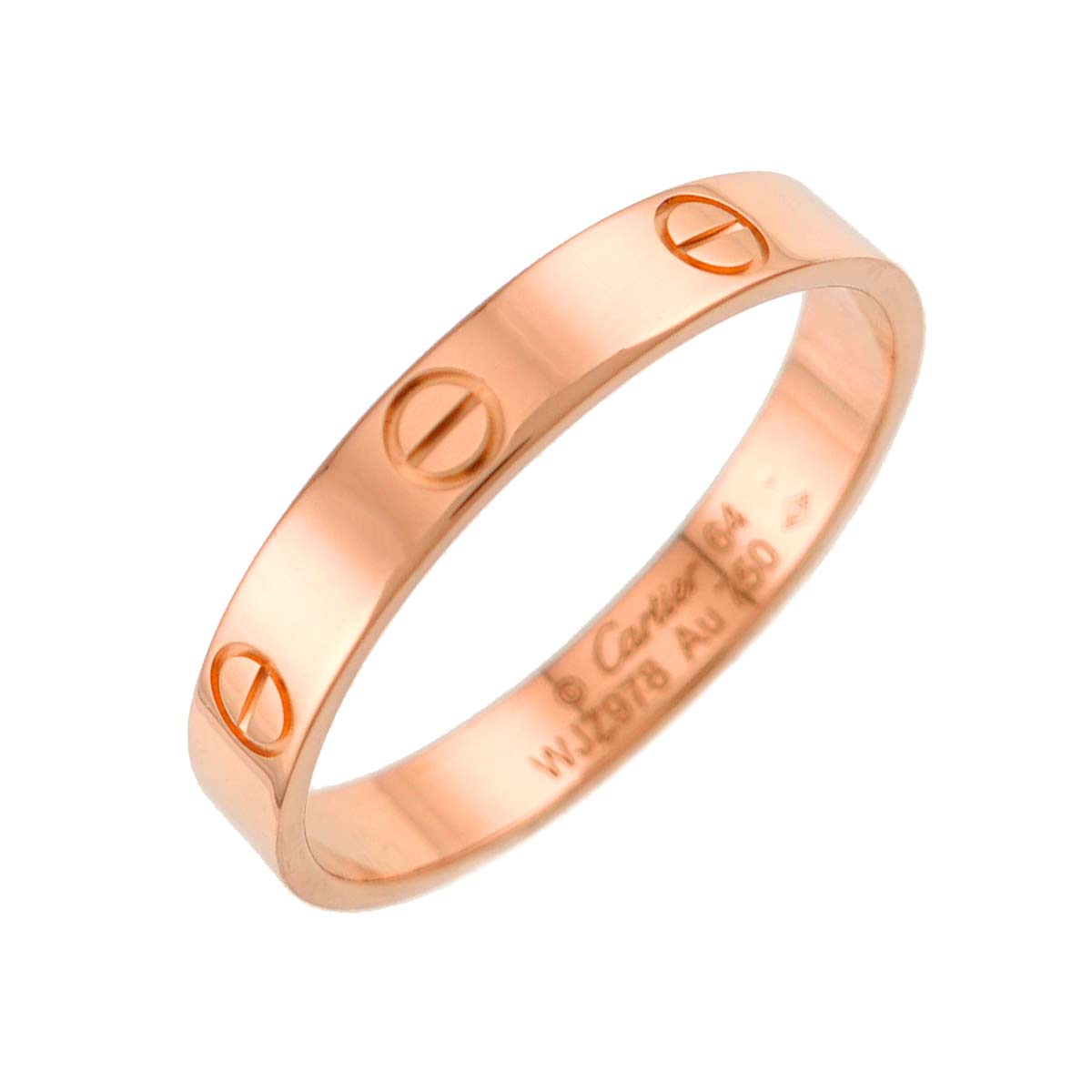 Mini Love Ring 18K Pink Gold 750 size64 10.25-10.5(US)
